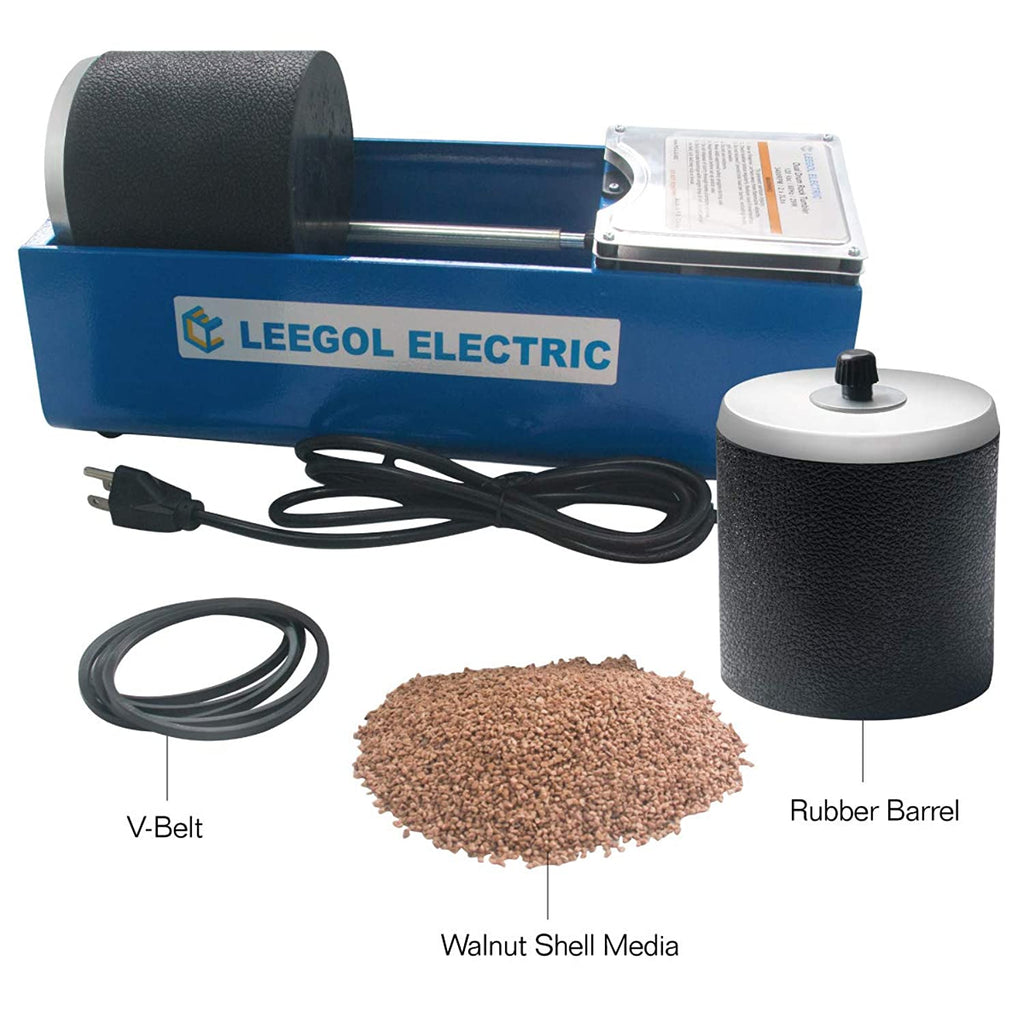 Leegol Electric Rock Tumbler Machine (Pro Single Barrel), Rock