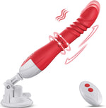 Thrusting Dildo Vibrator Sex Toys | 9.6" Sex Machine Dildos with Rotating Balls | 3 in 1 Adult Toys with 6 Thrust & Rotation *10 Vibration Modes | Adult Sex Toy Vibrators for Women Couples Pleasure B