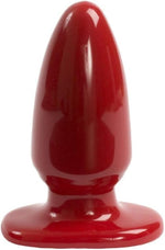 Large Red Butt Plug – 5.2" Length, 2.2" Width – Full-Feeling Anal Toy for Advanced Play