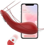 Ultra-Thin Wearable Panty Vibrator - APP Remote Control, 10 Vibration Modes, Mini