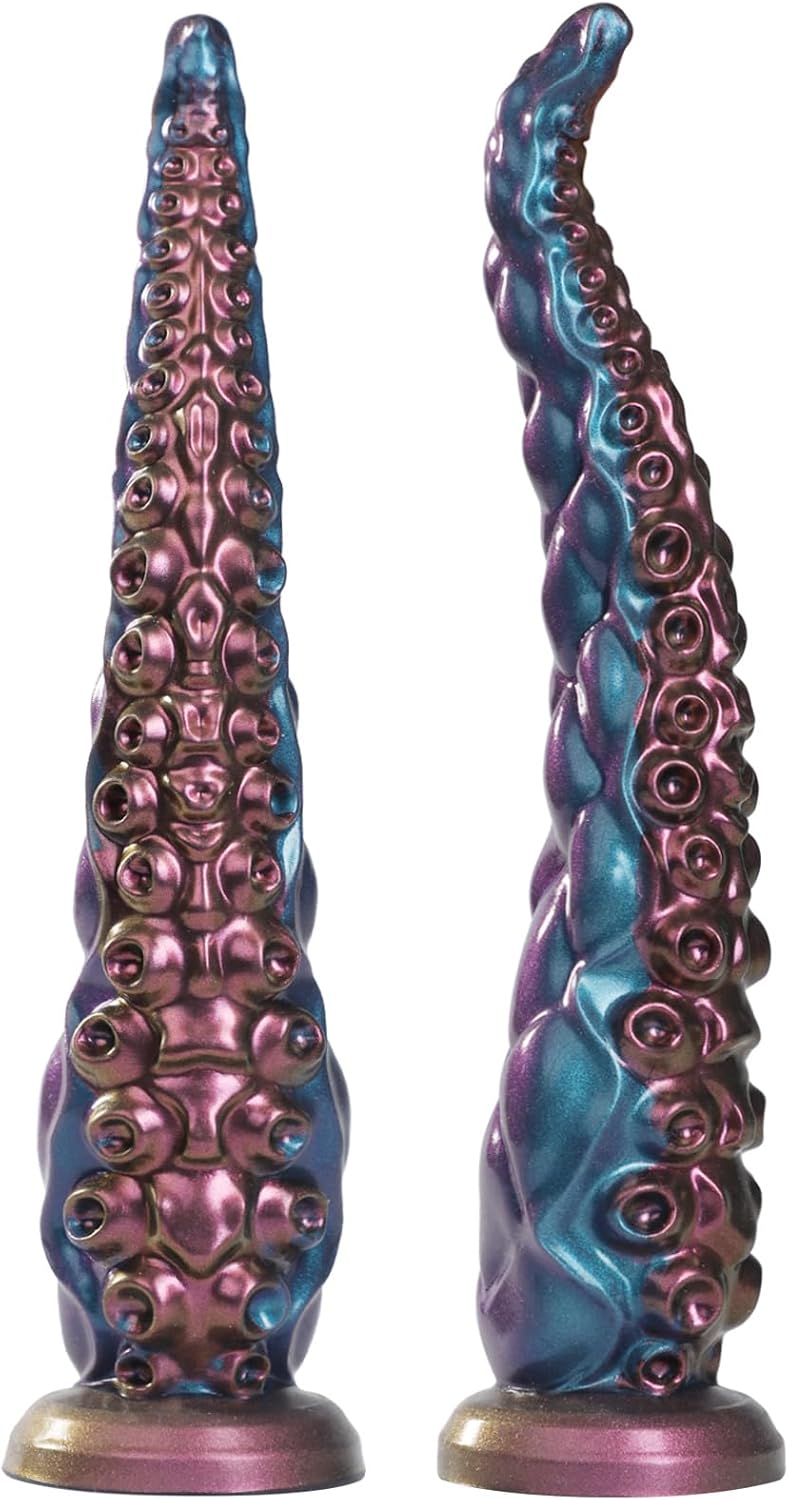 Anal Tentacle Dildo Adult Sex Toys - 10.6" Huge Monster Long Dildo Anal Plug for U & G-spot, Anal Toys with Strong Suction Cup, Fantasy Dildo Adult Sex Toys & Games for Men Women Couples