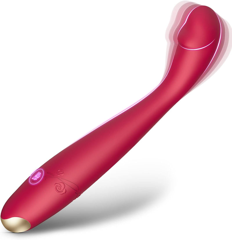 G Spot Vibrator Sex Toys for Women - Wand Vibrator Adult Female Sex Toys Personal Massager with 10 Powerful Vibrations & Heating Function, Vibrating Dildo for Clitoris Vagina and Anal Stimulation