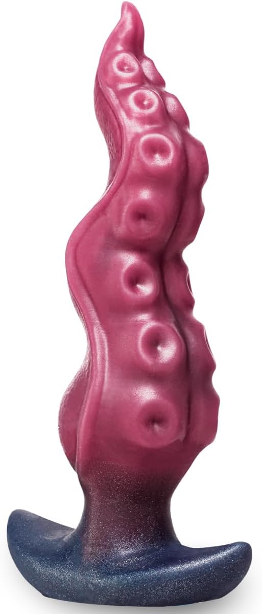 9-Inch Silicone Tentacle Dildo – Wearable Fantasy Anal Plug for Men, Women & Couples