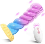 Vibrator Dildo Sex Toys, Realistic Dildos with Suction Cup 8 Vibration Modes, Remote Control Silicone Vibrating Fantasy Anal Dildo, Adult Toys for Men Women Couple G-spot Clitoral Stimulation