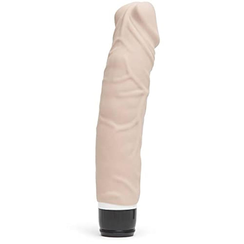 7 Function Extra Girthy Realistic Vibrator - 8" - Soft Silicone - Easy To Use