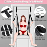 Adjustable BDSM Door Swing – Intimate Bondage Restraint Kit for Couples, 300lbs