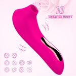 Rose Sex Toy Vibrator Adult Sex Toys,Clitoral G Spot Vibrators Female Sex Toys Mini Vibrator,Nipple Clit Stimulation Sex Novelties with 10 Licking & Vibrating,Sexual Pleasure Tools for Women Couple