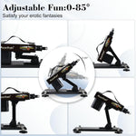 Thrusting Sex Machine with 3XLR Connector & 7 Attachments for Solo & Couples Play