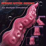 9-Inch Silicone Tentacle Dildo – Wearable Fantasy Anal Plug for Men, Women & Couples