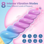 Vibrator Dildo Sex Toys, Realistic Dildos with Suction Cup 8 Vibration Modes, Remote Control Silicone Vibrating Fantasy Anal Dildo, Adult Toys for Men Women Couple G-spot Clitoral Stimulation