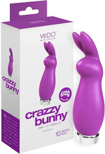 Rechargeable Bunny Bullet Vibrator – Clitoral Stimulator & Adult Toy for Women (Purple)