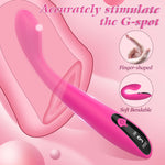 Sex Toys G Spot Vibrator - Adult Toys Vibrators Clitoral Stimulator Anal Toy Dildo Finger with 9 Vibrations for Women Couples Sex Toys with LCD Display, Waterproof Wand Massager Adult Sex Toys & Games