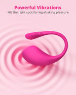 Lush 3 Remote Control Vibrator for Women, Wearable G-spot Vibrators with Remote App Controlled for Female Couples, Discreet Long Distance Adult Sex Toys & Games with Unlimited Vibration Modes