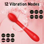 G Spot Vibrator Adult Sex Toys, Clitoral Tits Anal Stimulator Dildo with 12 Powerful Vibrating Modes,Clit Nipple Personal Massager for Women,Waterproof Bullet Finger Anal Training Vibrators for Couple