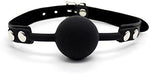 Ball Gag Silicone Black by HappyNHealthy