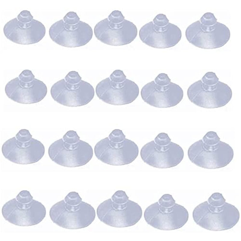 18Mm/0.7" Furniture Desk Glass Rubber Transparent Anti-Collision Suction Cups Su