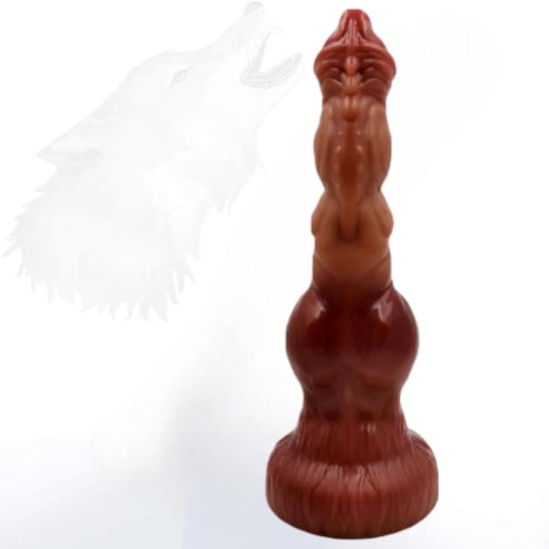 Realistic Dog Dildo - Oversized G-Spot Pleasure With Animal Penis Design - Safe Material, Powerful Suction Cup- Waterproof Design Of Adult Sex Toys For Men And Women'S Vagina And Anus Games(Red)