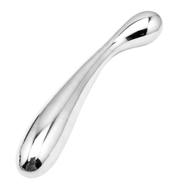 Bead Stainless Steel Double-Ended Dildo Penis Heavy-Duty Prostate MassagerAnal Butt Plug For G-Spot Stimulation Sex Toy(C)