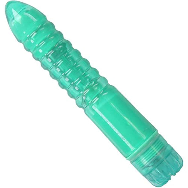 Rippled Waterproof Vibrator - Multi Speed Vibrations For Clit Or G Spot Stimulation - Powerful Sex Toy