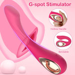 G Spot Vibrator Sex Toy-Ergonomics Curved Clit Anal G Spot Adult Toy with 10 Powerful Vibrating Modes Massager Vibrators Wand Soft Silicone Adult Sex Toy for Women Couple Fun