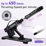 Automatic Thrusting Sex Machine with 7 Dildo Attachments, 3XLR Connector for Couples