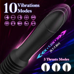 Adult Sex Toys Sex Machine Thrusting Dildo for Women Men with 10 Vibrations & Thrusts for G Spot Clitoral Anal Stimulation, Remote Control Realistic Vibrator with Strong Suction Cup for Couple