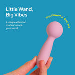 Hello Pocket Wand – Compact Silicone Bullet Vibrator with 6 Modes, Rechargeable & Waterproof