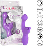 Rechargeable Butterfly Kiss Vibrator – Purple, Dual-Stimulation Clitoral & G-Spot