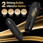 Dual Bullet Vibrating Ring - 10 Mode Couples Toy for Clitoral & G-Spot Stimulation