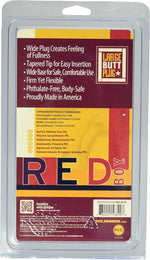 Large Red Butt Plug – 5.2" Length, 2.2" Width – Full-Feeling Anal Toy for Advanced Play