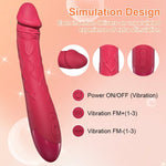 G Spot Dildo Vibrator-Waterproof Adult Female Sex Toys with 10 Powerful Vibrations, Realistic Silicone Dildos Clitoris Stimulator for Woman Sexual Pleasure