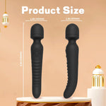 G Spot Vibrator, Vibrator Wand Clitoral Stimulator with Heating Function and Mini Vibrating Ball for Clitoris, G-spot Stimulation Wand Massager Waterproof, Adult Sex Toys for Women or Couples(Black)