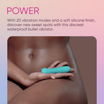 Ultra Bullet Vibrator – Discreet Mini Massager with 20 Modes, Waterproof & USB Rechargeable