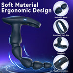 Ultra-Soft Silicone Vibrating Anal Beads – Waterproof Prostate Massager with 10 Modes