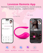 Lush 3 Remote Control Vibrator for Women, Wearable G-spot Vibrators with Remote App Controlled for Female Couples, Discreet Long Distance Adult Sex Toys & Games with Unlimited Vibration Modes