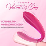 Wearable Remote Control Vibrator, G-Spot Panty Sex Toy for Couples, Pink