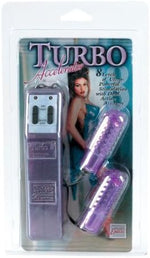 Turbo 8 Double Bullet Vibrator with Sleeve – Powerful Dual Motor Stimulation, Lavender