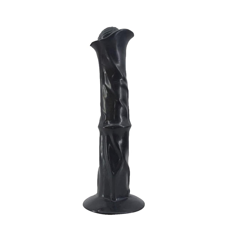 Animal Dildo, Realistic Horse Penis 12.6 Inch Ultra Long Cock With Big Suction Cup Female Masturbator Vaginal Massage For Women (Black)