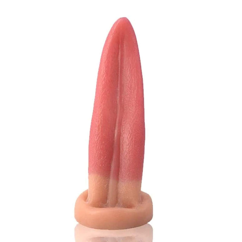 Tongue Lick Dildo, Clitoris G-Spot Stimulation, Extra Long Anal Plug Prostate Massager Anal Sex Toy For Men Women