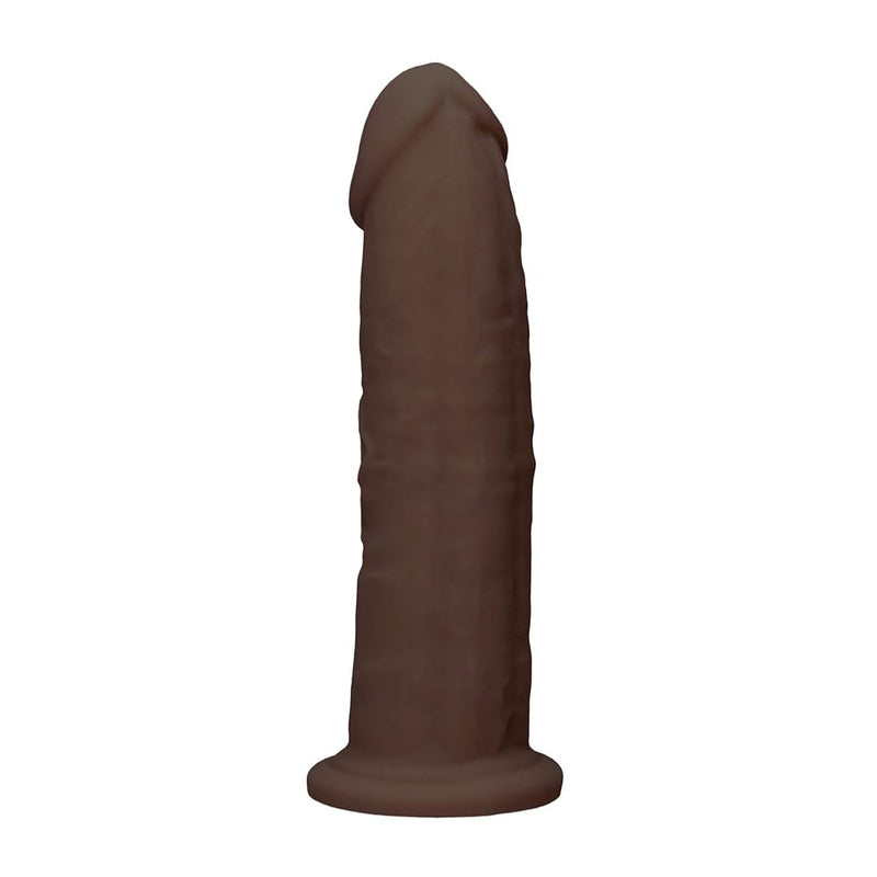 Realrock By Shots America - Silicone Dildo Without Balls - 22.8 Cm - Brown