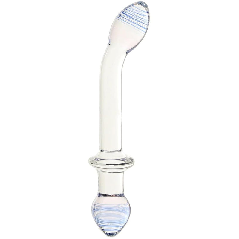 Double Ended 9.5" Glass Dildo With Lube 1Oz - Glass Dildos - Double Ended Glass Dildos - Butt Plugs | Sex Toys