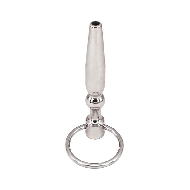 3.15 Inch Urethral Sounding Dilators Penis Stretcher Smooth Penis Plug, Cum-Through Hole