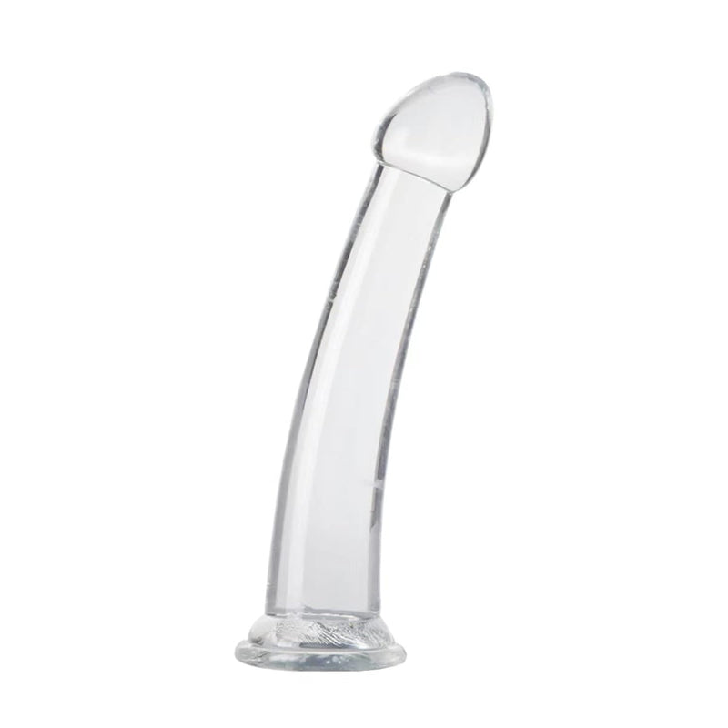 8.3 Inch Realistic Dildo, Soft Lifelike Beginner Sex Toy Jelly Thin Penis Clear With Strong Suction Cup For Womens/Men/Gay, Adult Life Like Sex Anal Cute Toys & Games