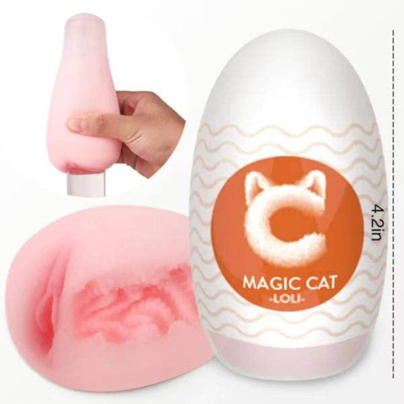 Male Masturbator Egg, Portable And Reusable Pocket Pussy Egg With Realistic Textured Vagina,Ultra Soft Stretchy Male Masturbators Cup,Adult Male Sex Toys For Men With 3D Lifelike Vagina