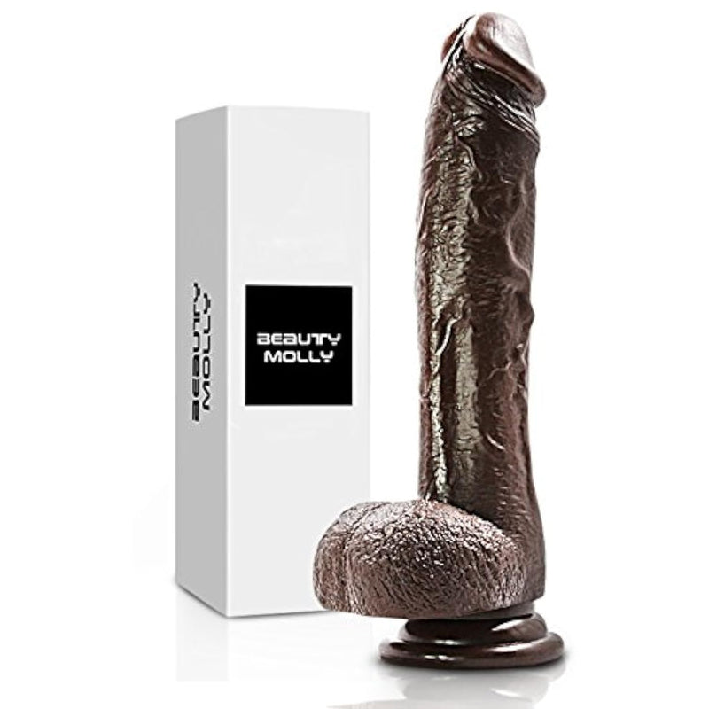 Superior 8 Inch Realistic Dildo With Suction Cup Anal Sex Toys, 11.8 Ounce