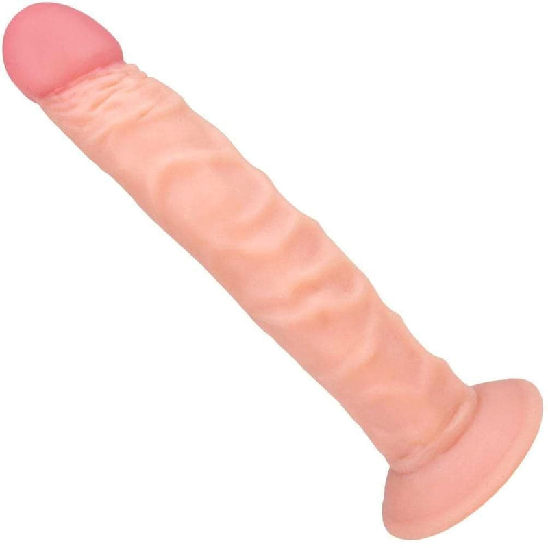 10" Suction Cup Dildo - Real-Feel - Lifelike, Extra-Long Shaft For Intense Orgasms - Suction Cup Base For Hands-Free Play - Compatible With Strap-On Harnesses - Exaggerated Veins - Deep Penetration