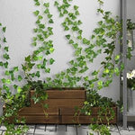 60 Pack 420Ft Artificial Ivy Fake Vines,Ivy Garland Greenery Garland Fake Hanging Plants Vines Aesthetic Green Leaves for Bedroom Wedding Party Garden Wall Room Decor