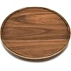 10" Acacia Wood Lazy Susan Organizer Kitchen Turntable for Cabinet Pantry Table Organization