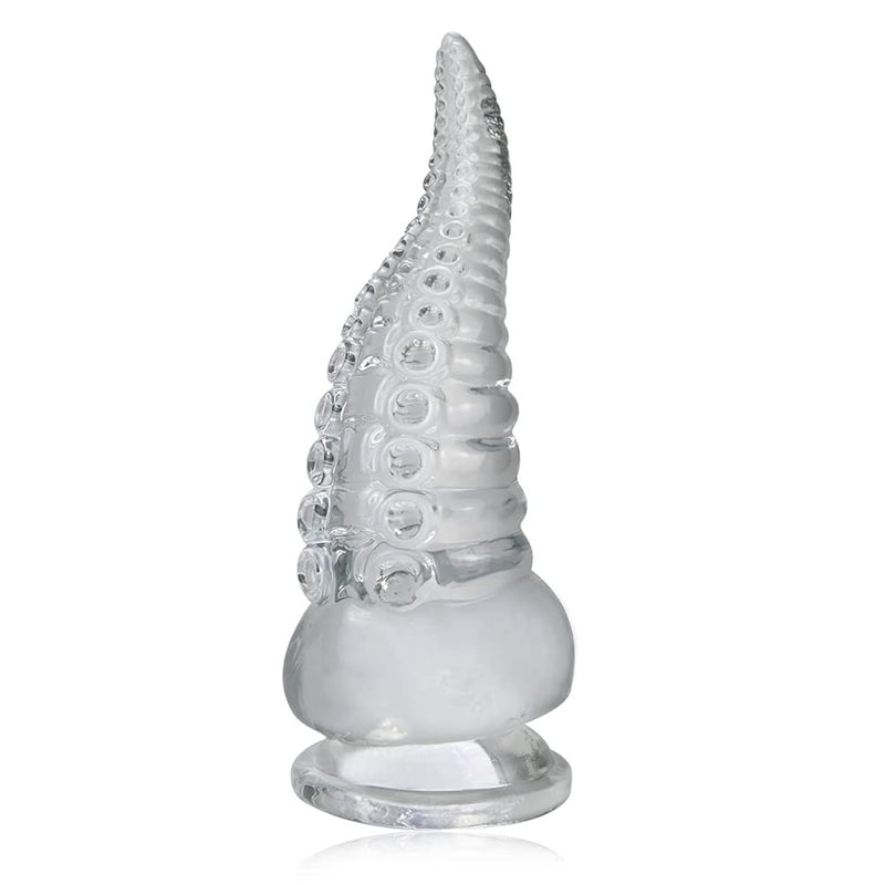 Realistic Dildo, Tentacle Classic Dildo Anal Butt Plug Clear With Strong Suction Cup Realistic Penis For G-Spot Stimulation Dildos Anal Sex Toys For Women Adult Sex Anal Toys & Games (Xl)