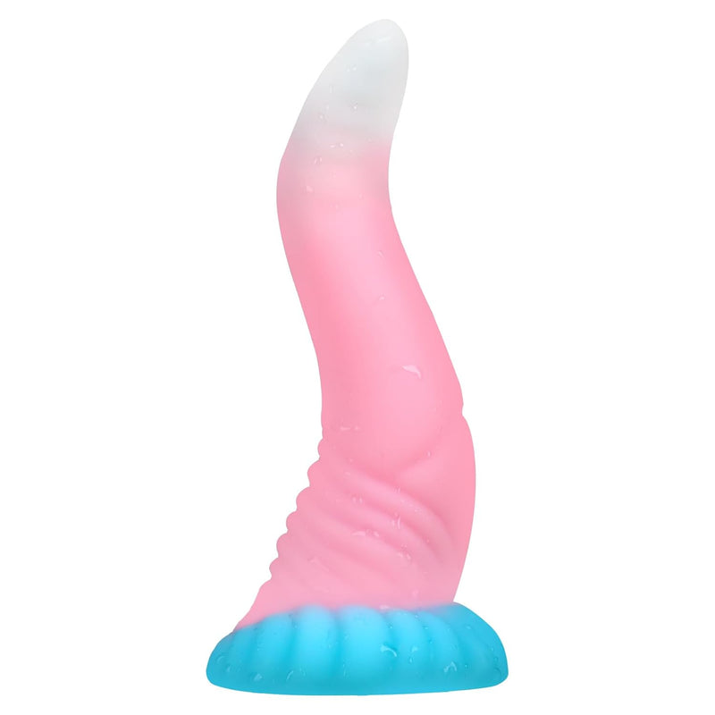 7" Silicone Colorful Cute Anal Dildo, Anal Dildos With Strong Suction Cup Anal Prostate Vaginal G-Spot Sex Toys For Beginners To Advanced Users